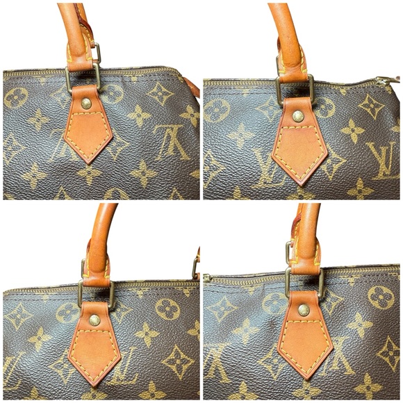 AUTHENTIC Louis Vuitton: Brown Monogram Canvas Speedy 30 - Picture 8 of 15